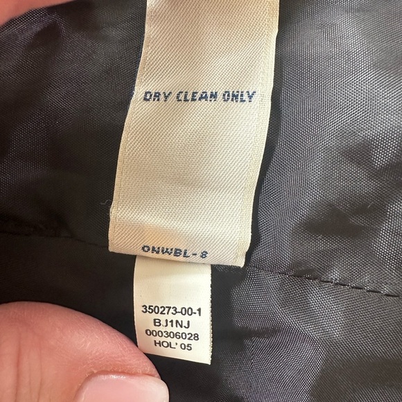 Old Navy Black Velvet Blazer with Floral Embroidery Tie Front Career Holiday SzL - Picture 11 of 12